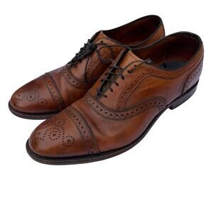 Allen Edmonds Strand Cap Toe Brogue Oxford Dress Shoes 10.5D